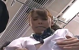 Shy schoolgirl groped on train