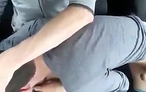 Blow job in car at the park