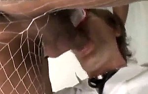 Tranny nurse takes care about guy
