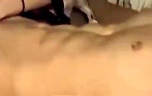 Skinny teen rides hard cock and gets load of cum on her face live at sexycamx
