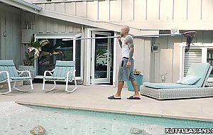 Alexia Anders teases Eddies big hunk cock