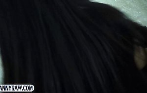 Huge cock latina amateur tranny teen Iza Mendes blowjob and wild anal sex