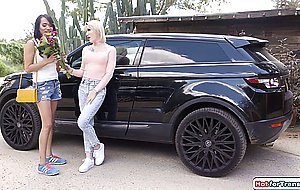 Asian shemale Jessica Fox anals busty tgirl lover Lena Moon