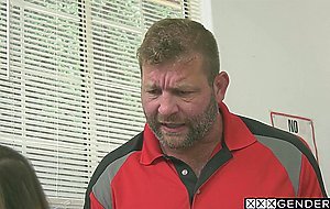 Teacher loves tranny students and shemale Colby Jansen enjoyed his dick