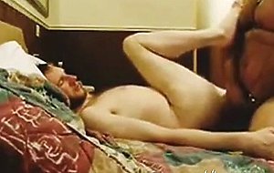 Young chaser nailed by big chubby bear