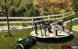 Big black cock stepdad fucked blonde stepdaughter with big ass Hannah Hays