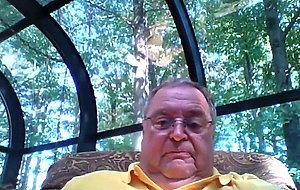 grandpa show on webcam