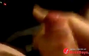 Chubby uncut guy jerking off
