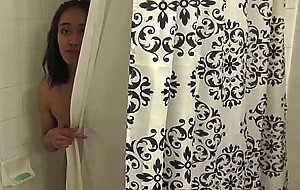 My Asian petite stepsister wants my dick back in her mouth