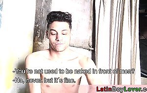 Amateur latin teen construction worker gets some extra