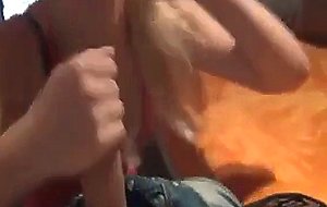 Deutsche Amateur-Blondine blast Schwanz