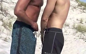 Rendezvous in the dunes with tanned daddy
