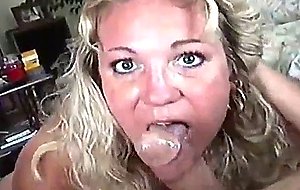 Amateur girl homemade 01005 blonde milf sucking my cock with enthusiasm