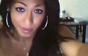 Sexy girl with huge tits teases
