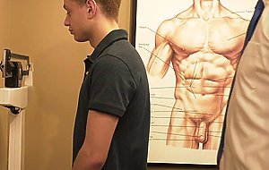 Twink Ian gets his first anal fucked by perverted doctor