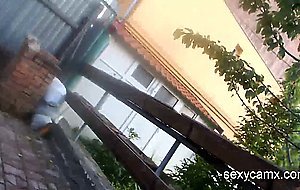 Hot babe takes hard cock in both holes outdoor in the nature live at sexycamx