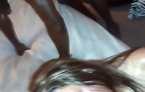 Amateur interracial 3-way