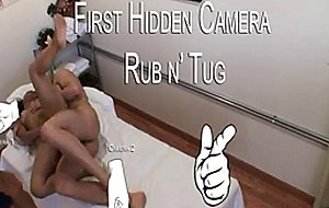 Tiny asian on hidden cam for rub and tug