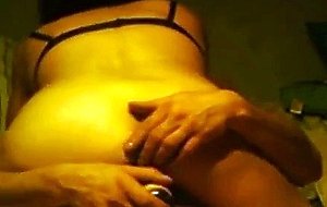 Amateur girl homemade 03002 wife on top trying d p with a toy