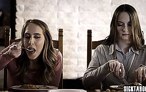 Conservative hot teens Hazel Moore and big tits Cadence Lux fucks same guy