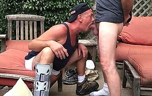 Horny Daddy Worships and Sucks Cock with Passion