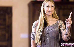 MILF Sarah joined slutty teens Athena and Lily in their party