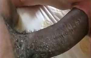 Girl sucking and fucking 10 inch BBC, bring an ambulance