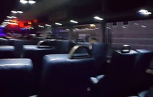 Jerking off on the bus. Big cum shot. Suit