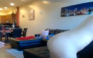 Cute blonde gf sucking dick
