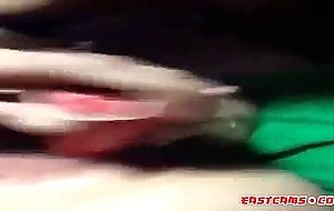 Cute Chinese girl squirting masturbation using toy!