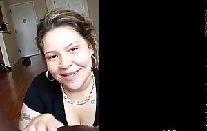Latina sucking bbc