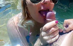 Cutiegingerrussian, quick risky public sex in the rive