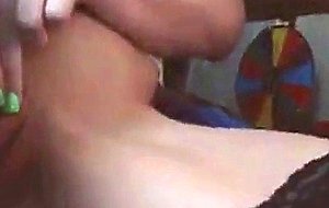 Hot Blonde Dildo Masturbation