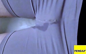 me pissing in my running shorts