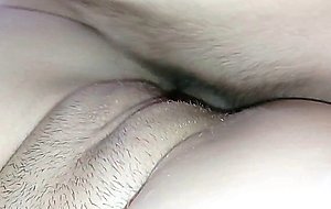 Cumming on Step Sisters Furry Pussy