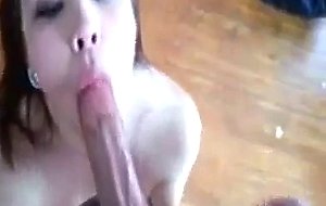 Hot White Babe elsker store marokkanske haner