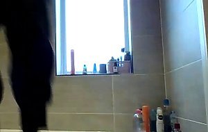 Horny brunette gets pounded hard in the kitchen after shower live at sexycamx