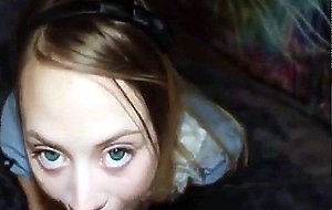 College blonde Alice costume blowjob