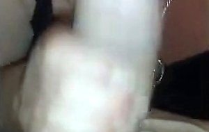 Milf slut sucks dick with cumshot in her mouth, she swallows all your juice