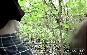 terry downs blowjob in a public park