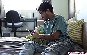 Stepson gets aroused when his stepmom sends him her breasts pic
