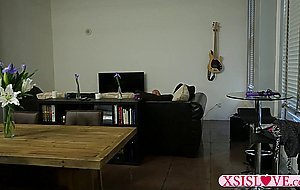 Tipsy teen stepsister swallowed...