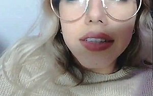 Petite Blonde Babe loves to masturbate