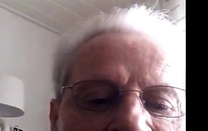 grandpa stroke on webcam