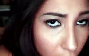 Shy amateur ends up with a facial p