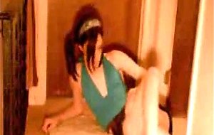 Skinny ladyboy amateur solo