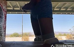 Outside no handed interracial BBC deepthroat