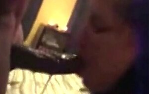 White Girl Salivating On BBC