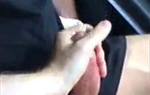 Me milk Powerman666 big cock in his car in a forest