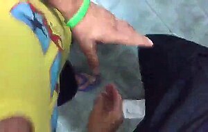 cruising...Men's room of the street corner pt1